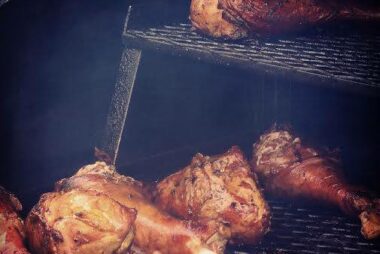 Food-grilled turkey legs