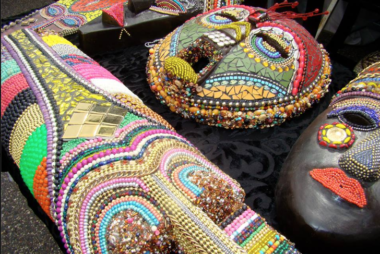 Village-Beaded Masks